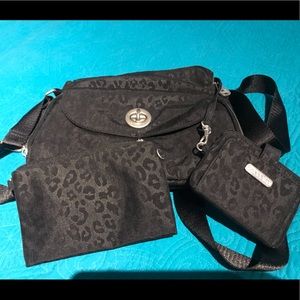 Crossbody bag, matching wallet & accessory pouch